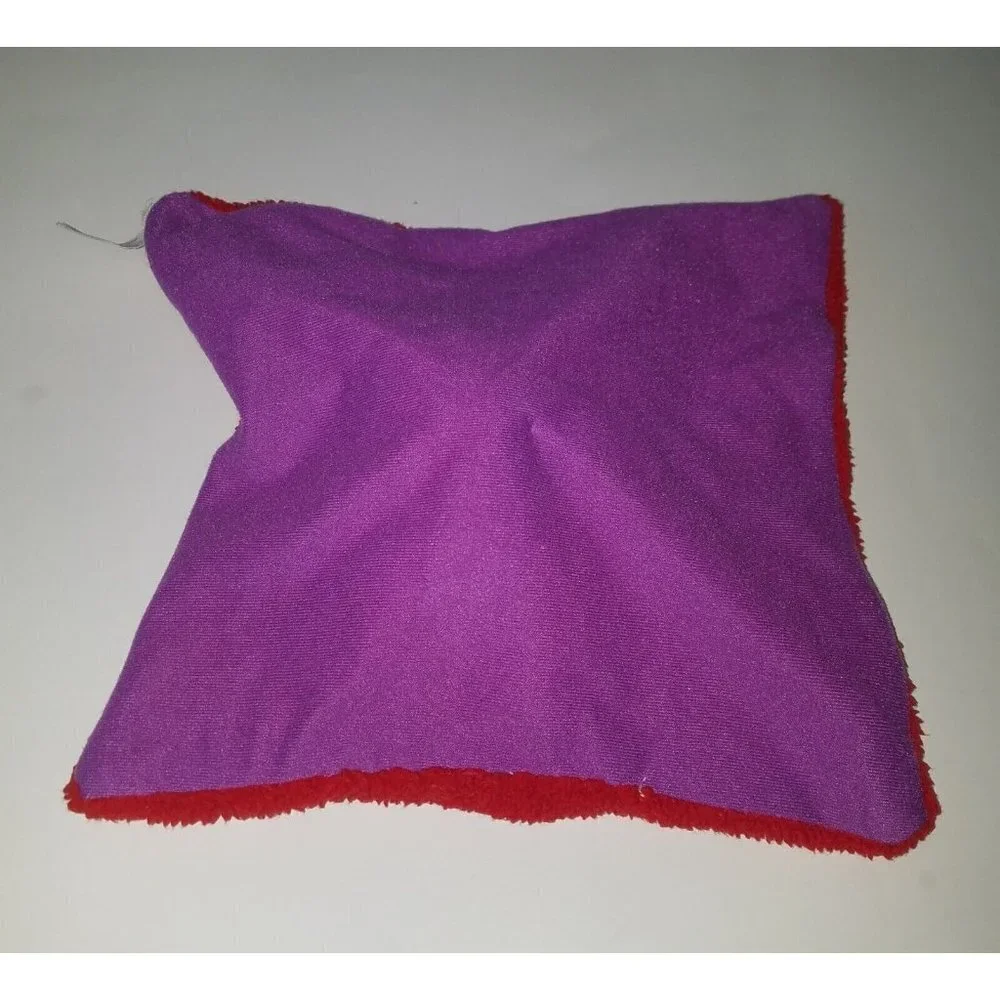 Petco Big Hugs Elephant Plush Lovey Dog Pet Toy Squeaker Red Purple Fleece